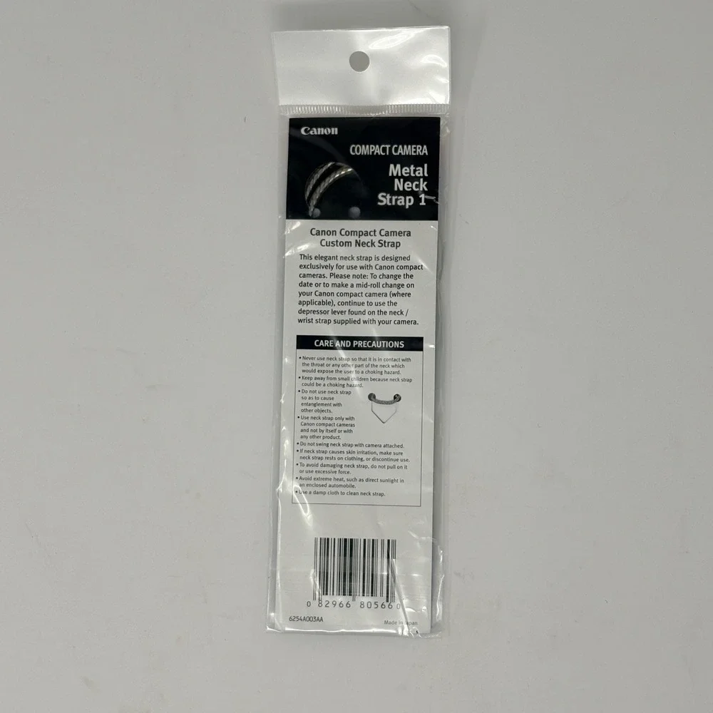 Canon Compact Camera Metal Neck Strap 1‎ Silver 34